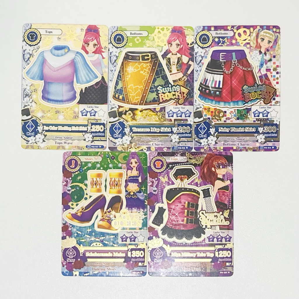 Kartu Aikatsu Miya Seira Mizuki Swing Rock Love Queen