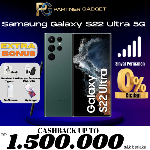 Samsung S22 ultra 12/256Gb/12/512Gb resmi sein second