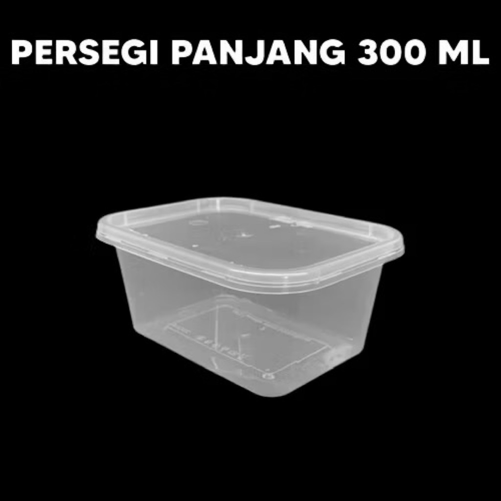 Thinwall Reg 300ml kotak / Thinwall Datar / Thinwall