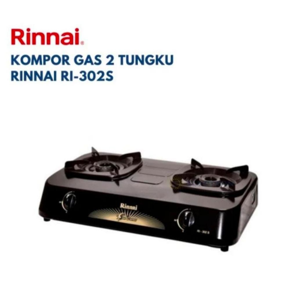 Resi Kompor 2 tungku Rinai RI-302s