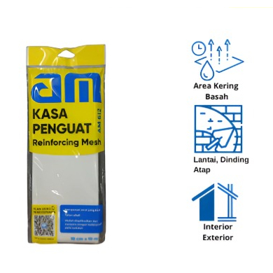 AM 612 Kasa Pelapis Anti Bocor Kasa Penguat Waterproofing Serat Fiber