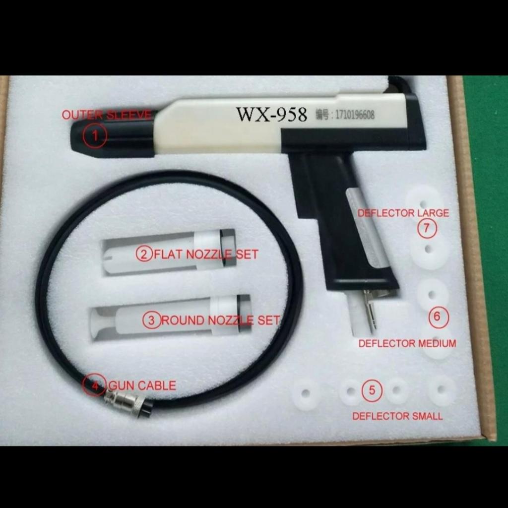 WX 958 Spray gun mesin powder coating WX-958
