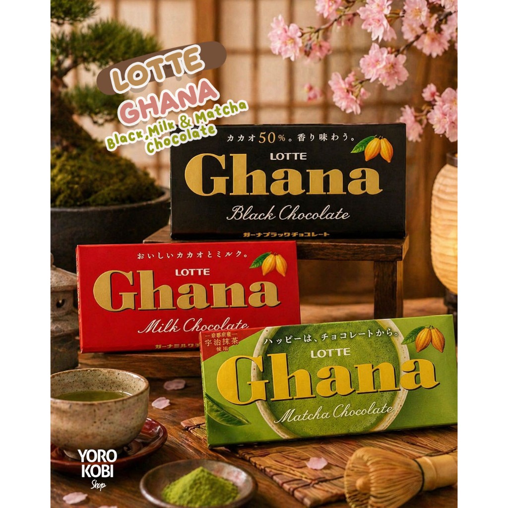 LOTTE GHANA CHOCOLATE ORI JAPAN