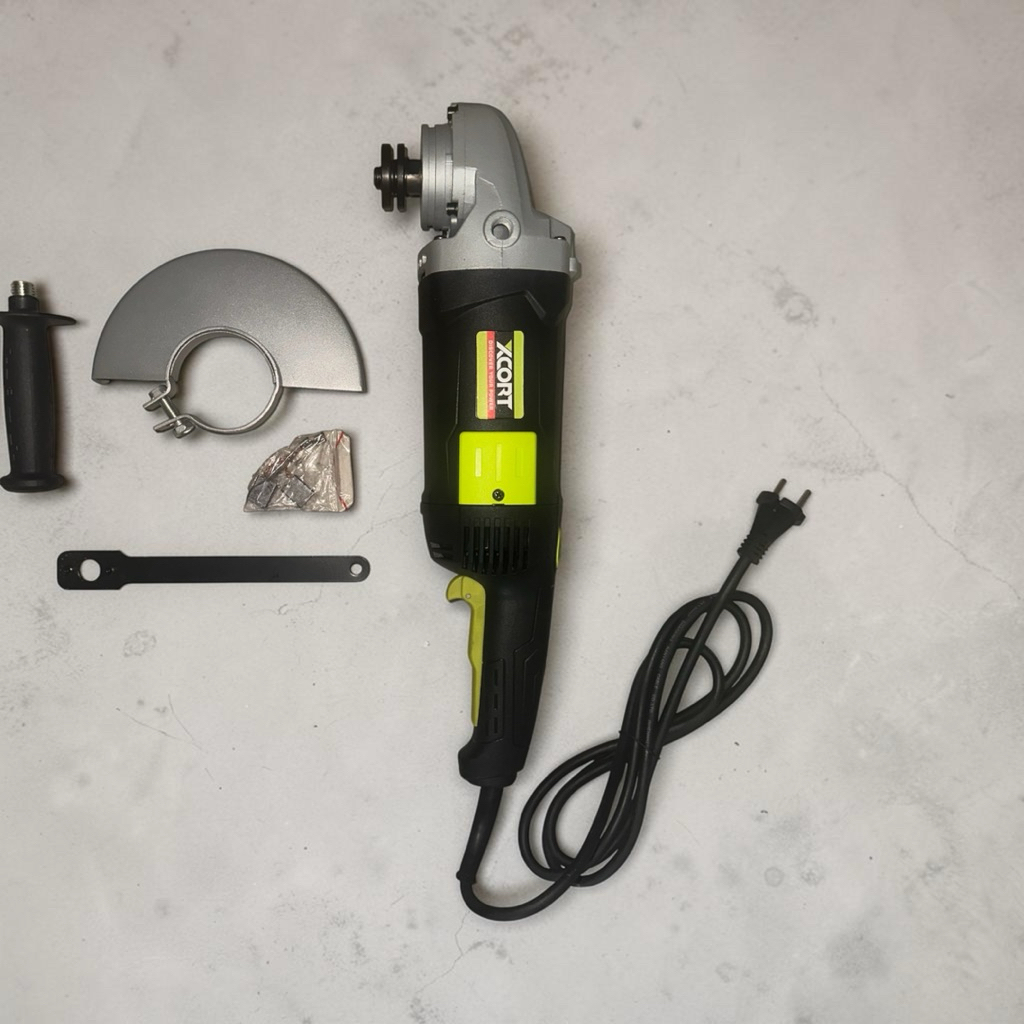 Gerinda Tangan 7 Inch XCORT Mesin Gerinda Potong Besi & Batu Heavy Duty