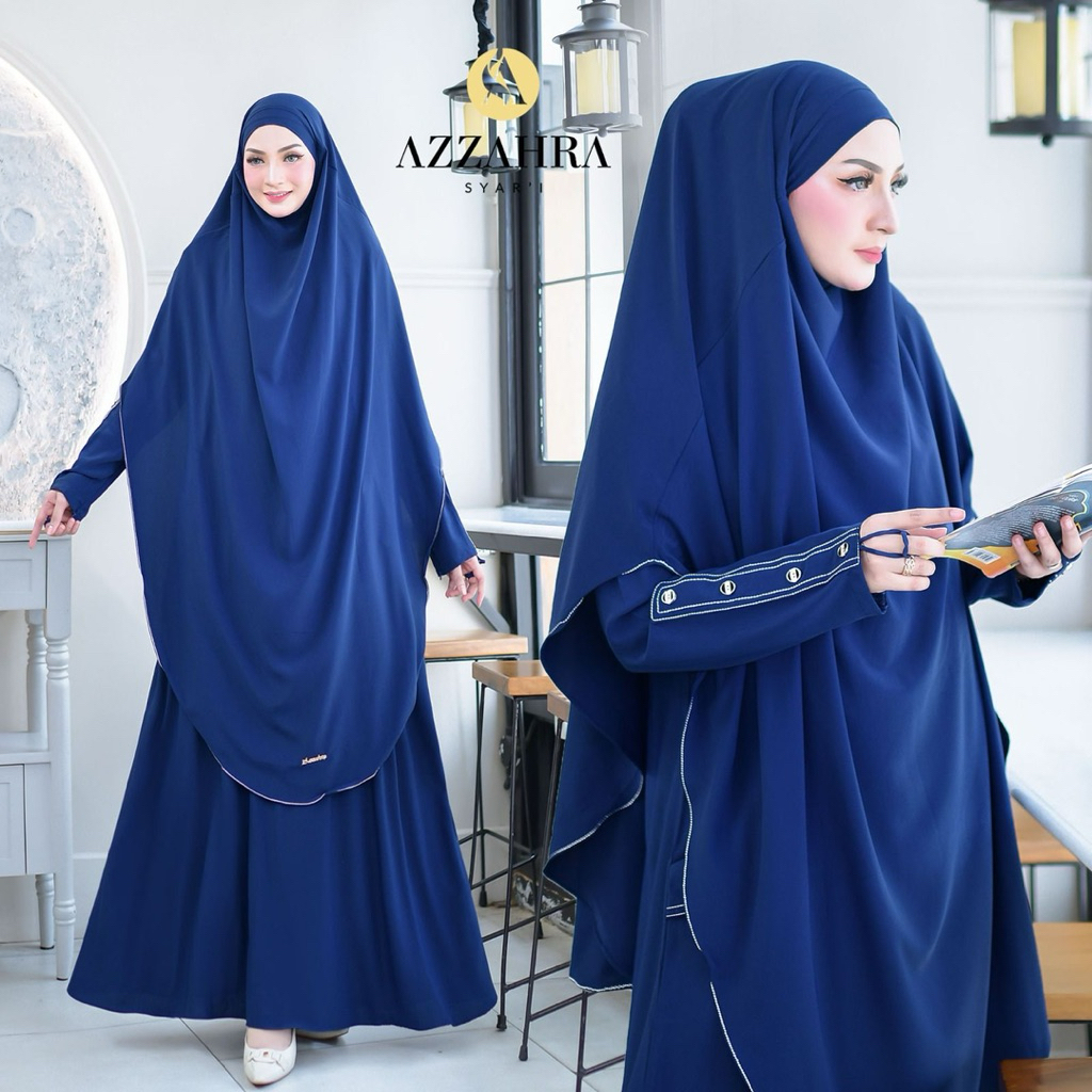 Gamis Syari Premium Aisyah Series By Azzahra Syari / Gamis Syari Cantik / Gamis Syari Premium
