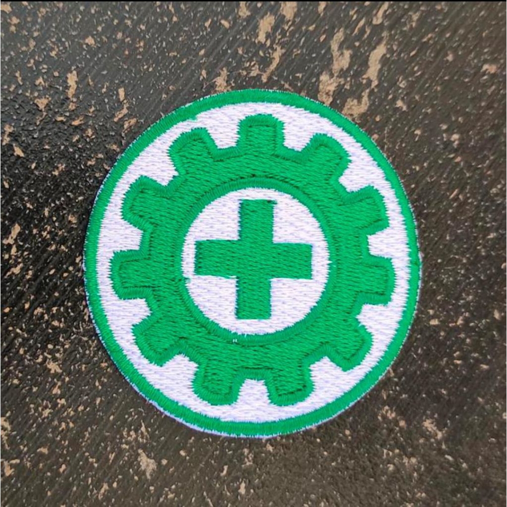 Bet Bordir Logo K3 Safety First Bulat