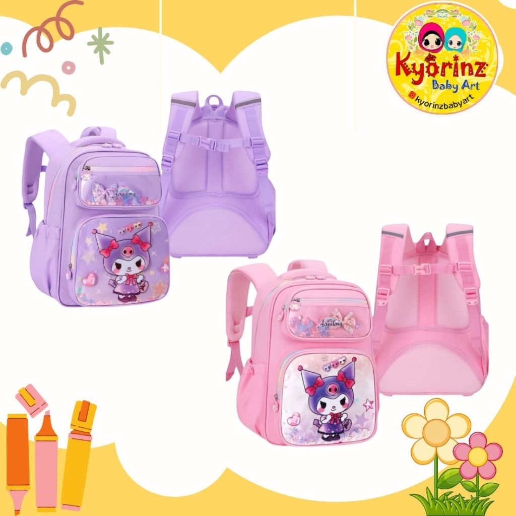 Kyorinz - Tas Sekolah Anak cewek Tas Ransel Sekolah Import Anak cewek Tas Sekolah