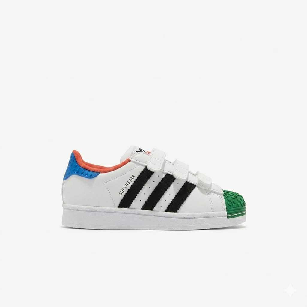 "Baby & kids" Adidas superstar x lego green yellow