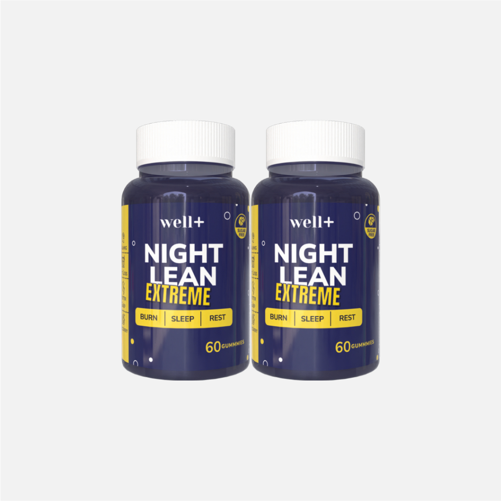 Well+ Night Lean Extreme Gummies 60 pcs Burn Sleep Rest Suplemen Diet