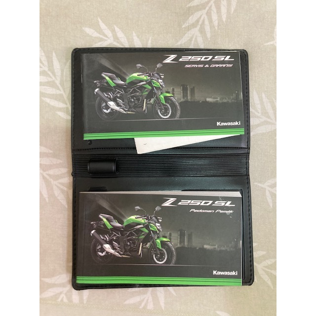 Kawasaki Buklet Buku Service Motor Ninja Z250SL Bekas