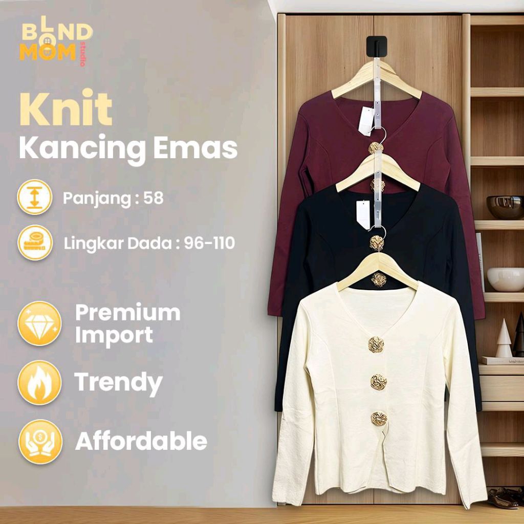 Cardigan Kancing vintage