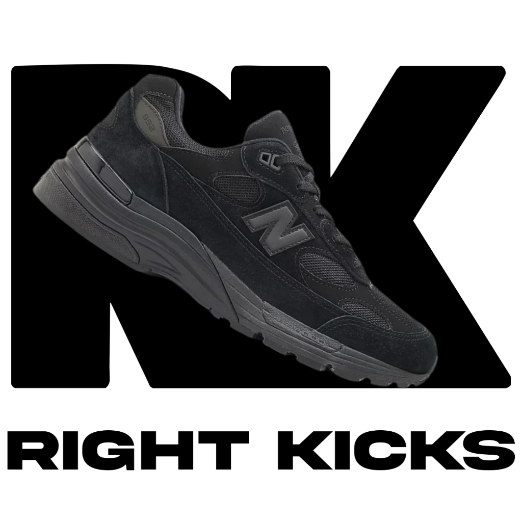 New Balance 992 Triple Black MiUSA (U992TB)