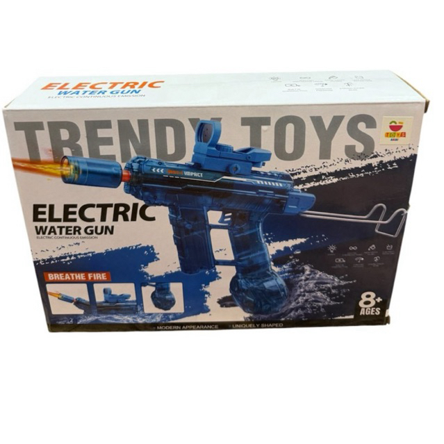 Mainan Senapan Uzi Pistol Electric Water Gun Trendy Toys / Senapan Pistol Air Cas 666-16