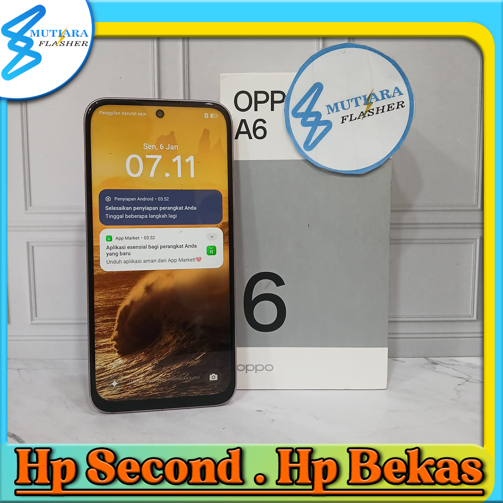Oppo A6 Ram 6 Rom 128GB Second Original
