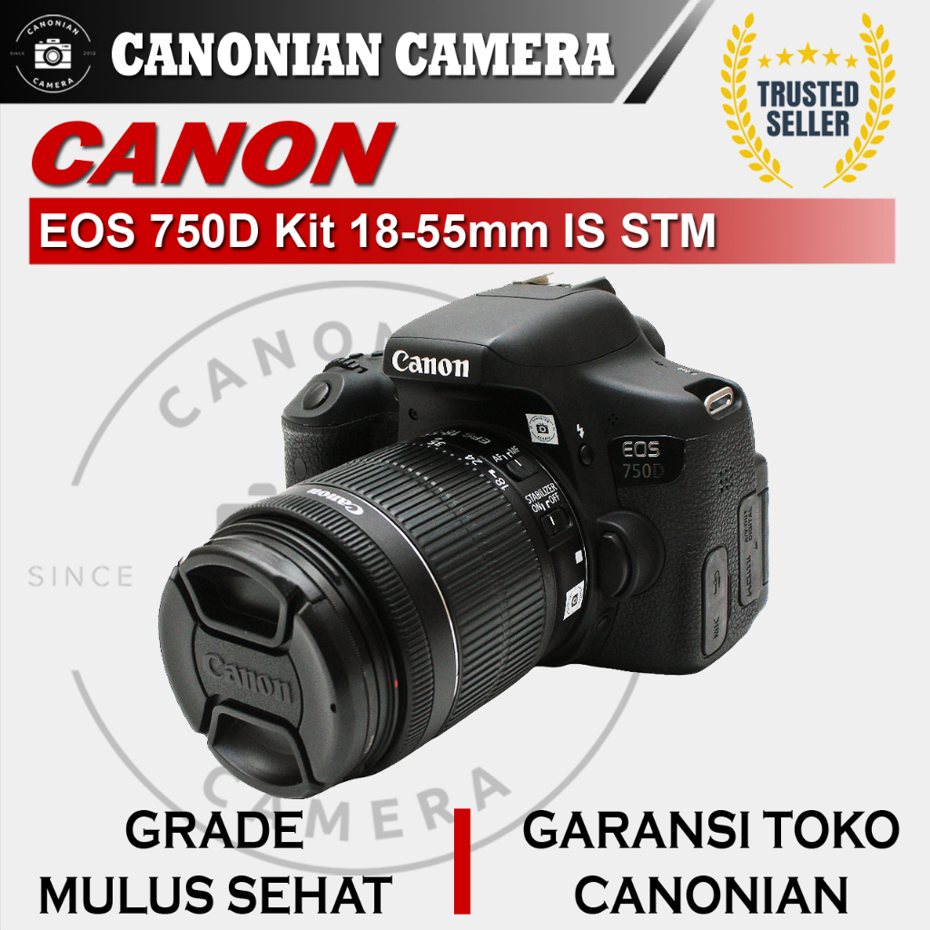 Kamera Canon 750D Camera DSLR