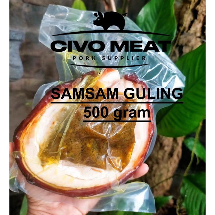Samcan Babi Samsam Guling Matang Bali 500g Frozen (Daging Babi Non Halal)