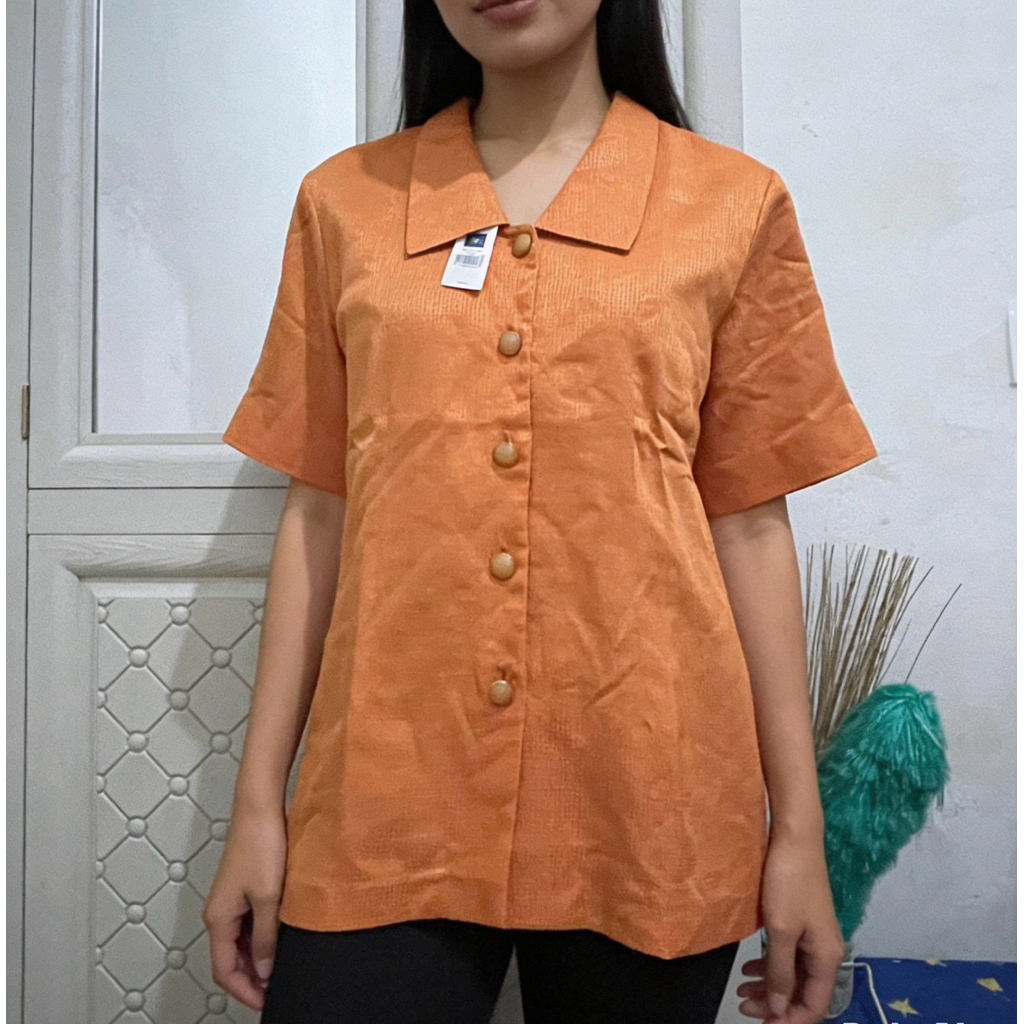 PL Atasan wanita lengan pendek / kemeja wanita lengan pendek