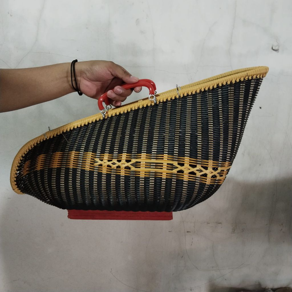 FREE ALAS KARPET Promo kiso ayam bangkok bahan fiber HITAM  kiso ayam jago model lurus kepek ayam ja