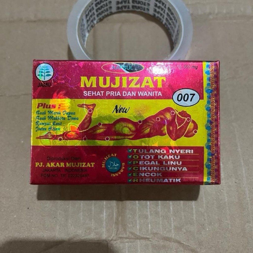 Kapsul Mujizat Asli Herbal Alami untuk Asam Urat dan Reumatik