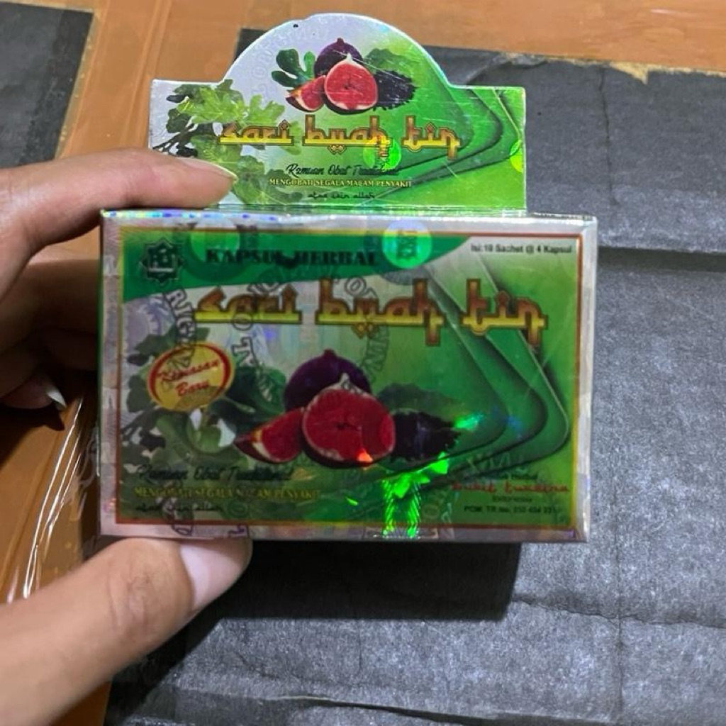 Sari Buah Tin Herbal - Kapsul 10 Sachet, 100% Asli, Obat Herbal Alami
