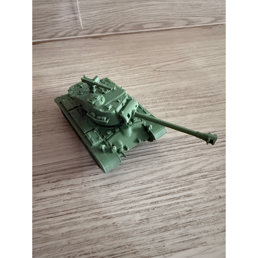 M-26 Pershing, scale 72, 3d printed tank, diecast militer