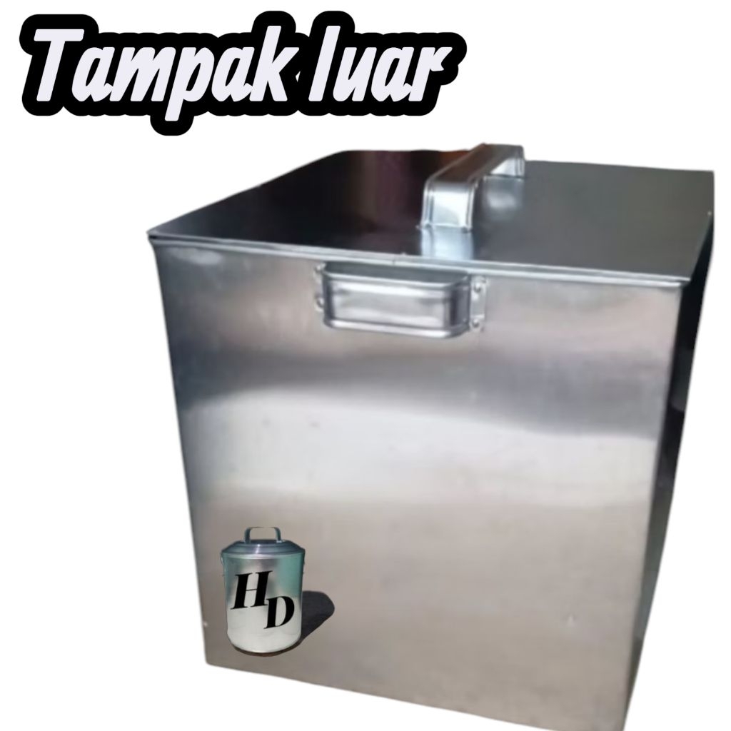 Dandang Kotak Jumbo Panci Kukus Besar, Kukusan Steamer Alumunium & Stainless