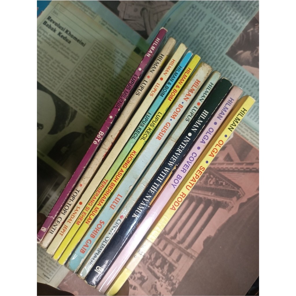 Koleksi Novel Lupus, Lulu, dan Olga Karya Hilman