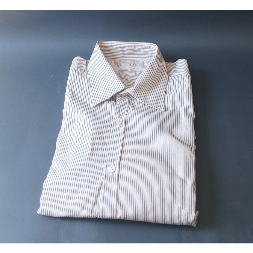 BALLY ORIGINAL kemeja formal slim fit preloved MADE IN ITALY