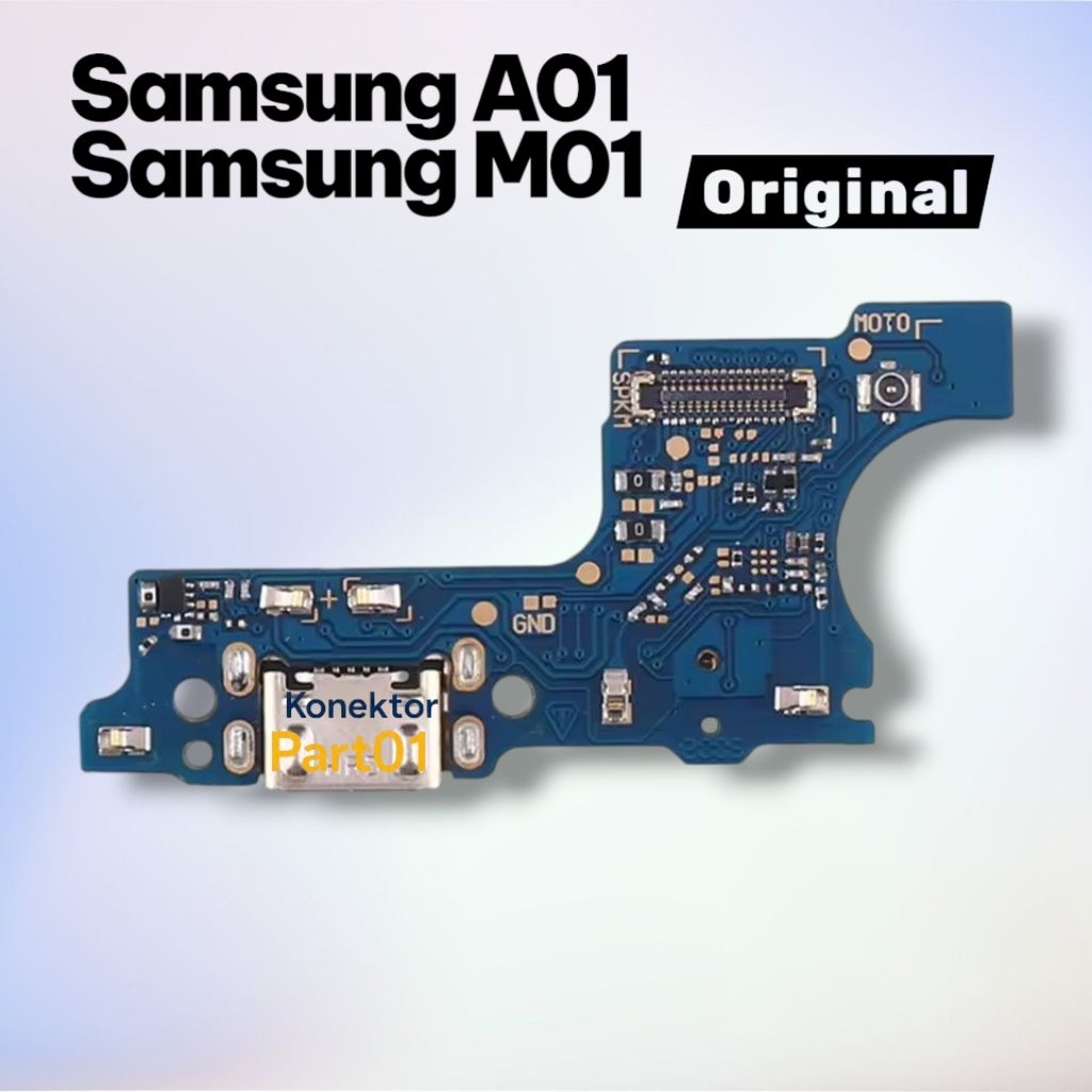 Papan Konektor Cas Samsung A01 / Samsung M01 Original