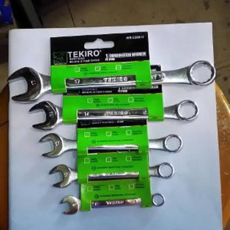 Kunci Ring Pas Tekiro 16 17 18 19 20 21 22 23 24 25 mm / Combination Wrench Tekiro / Tekiro kunci ri