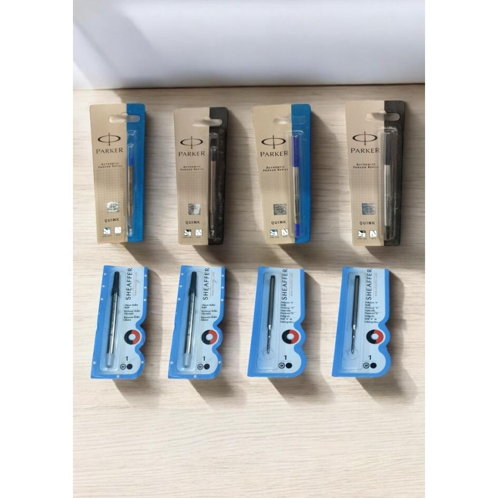 Refill Parker Pen Roller/ Reffil Parker BallPoint Asli Berhologram Resmi Parker Original Refill Park