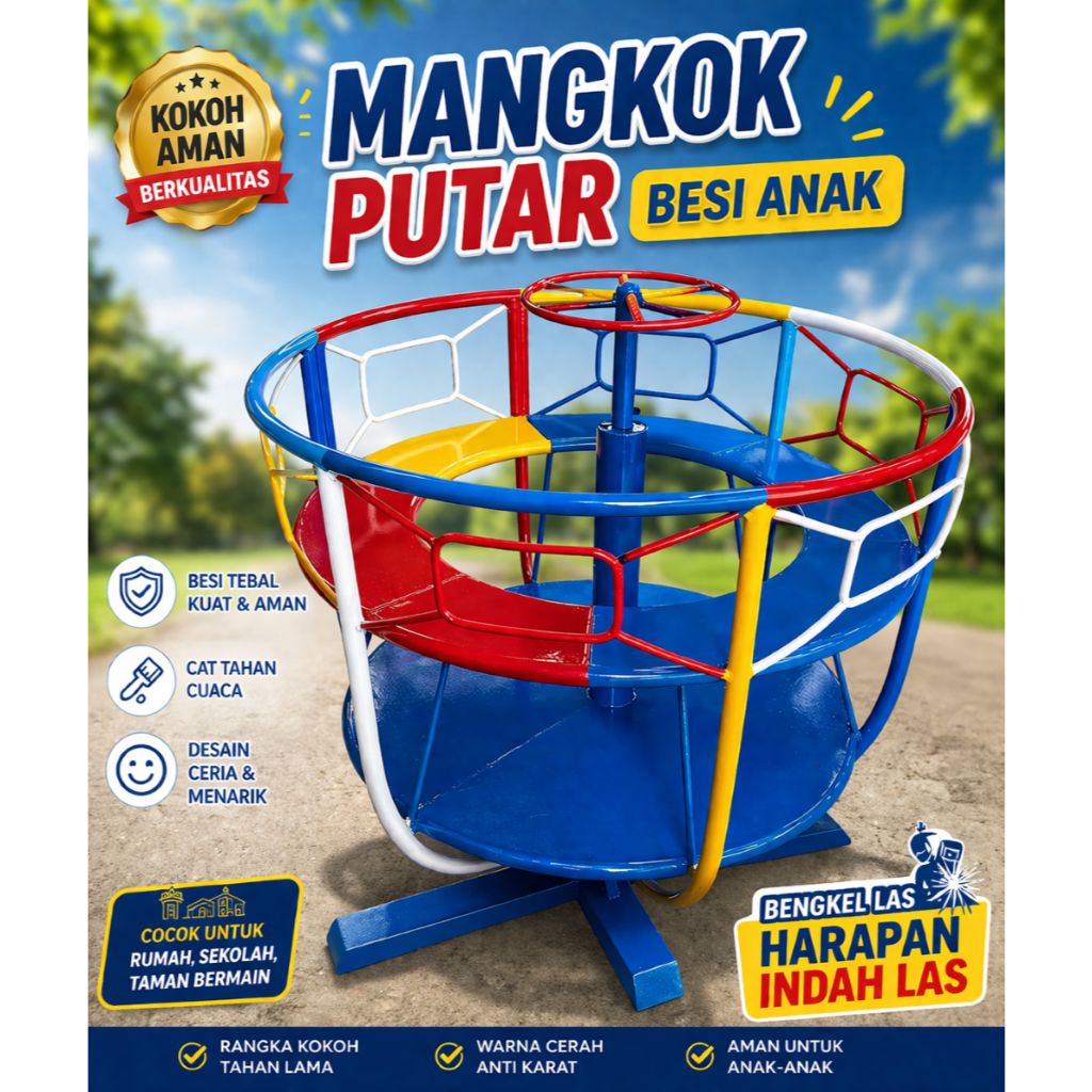 Mangkok putar Besi