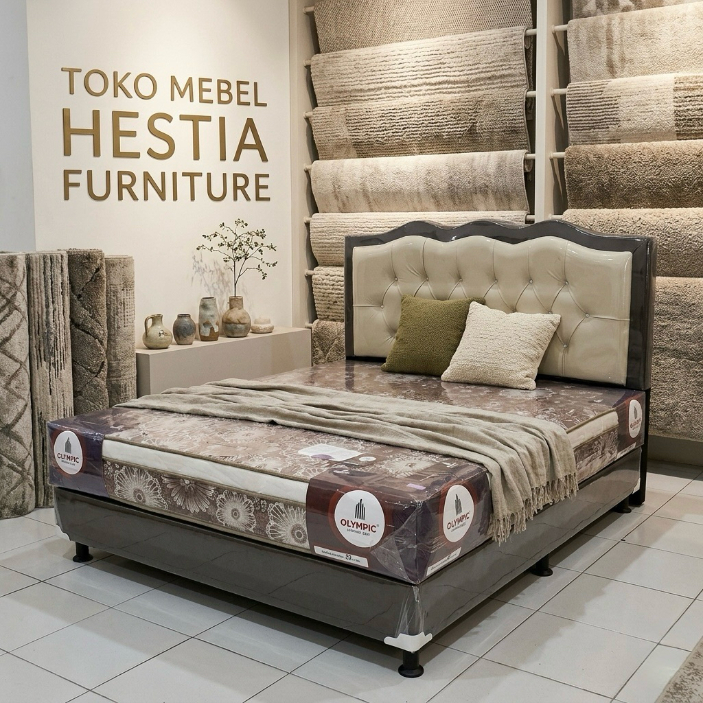 [PREMIUM] Olympic Springbed - Kasur No. 1 (180x200) Full Set / Matras Saja