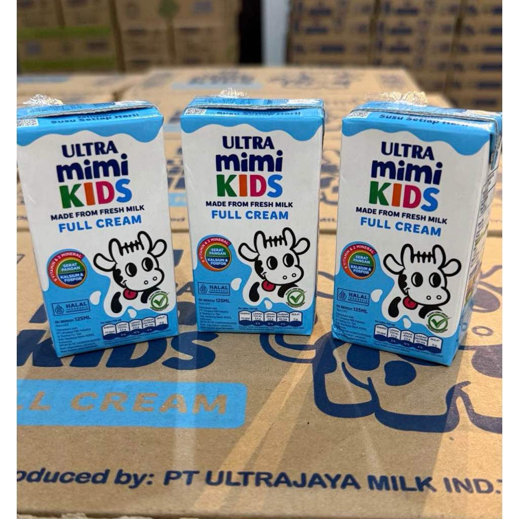 Susu UHT Ultra Mimi Kids Full Cream 1 Dus