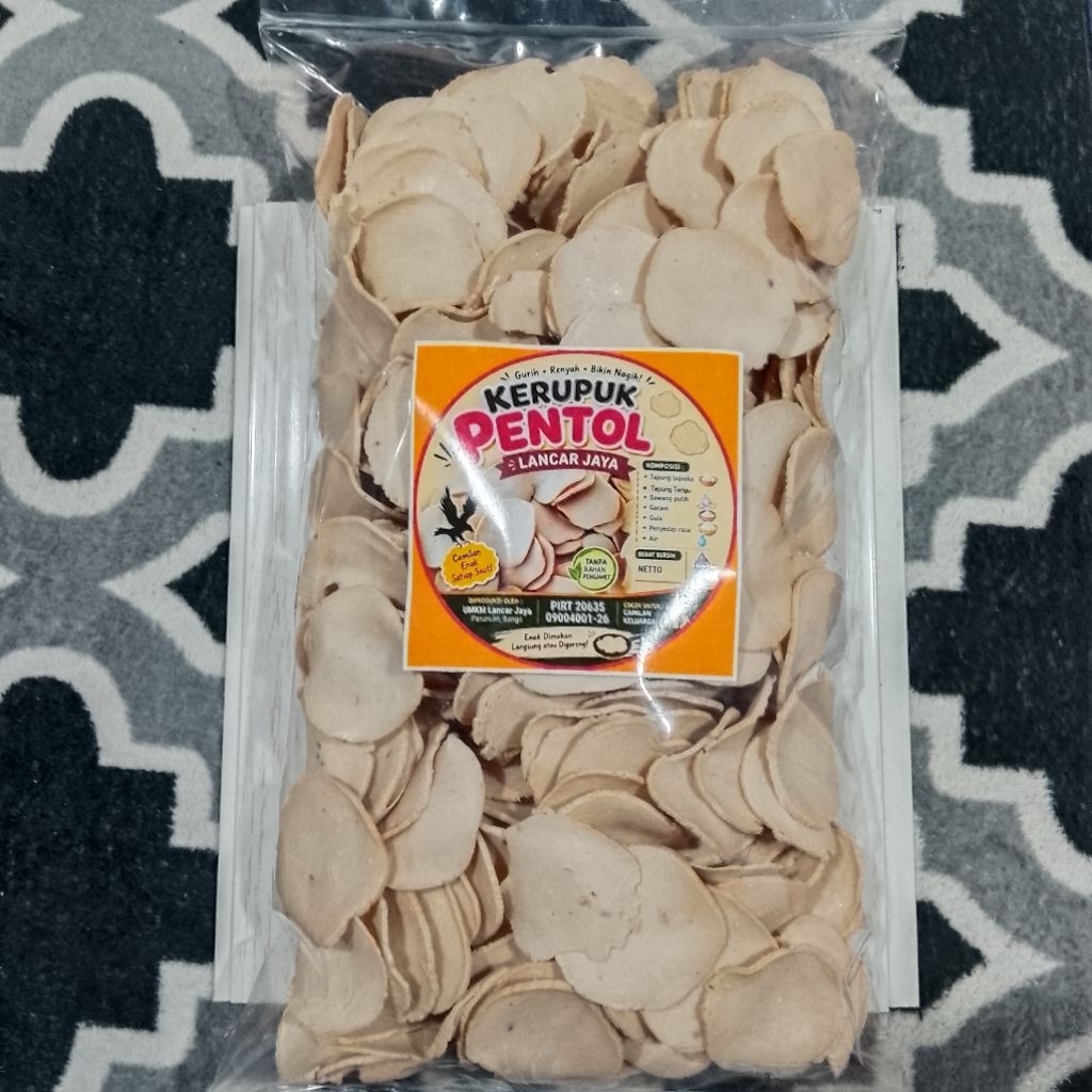 kerupuk pentol mentah khas jember 250 gr