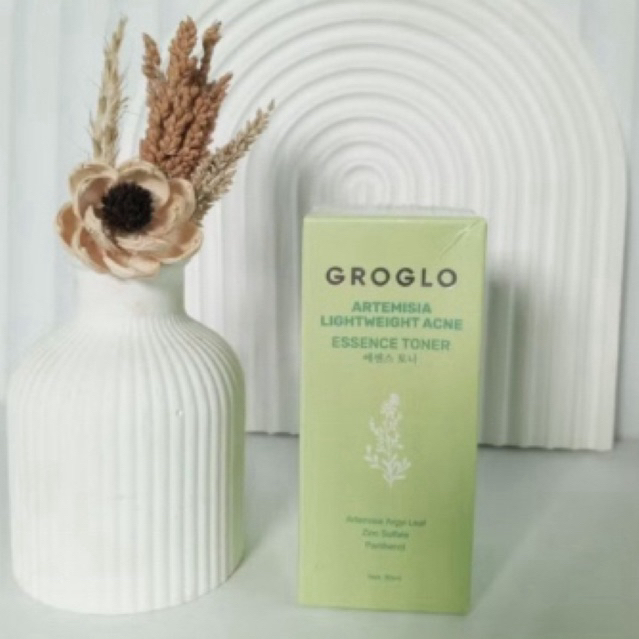 GROGLO TONER-Artemisia Acne 5X Ceramide Niacinamide Salicylic Acid & Multiple Root Extract Panthenol