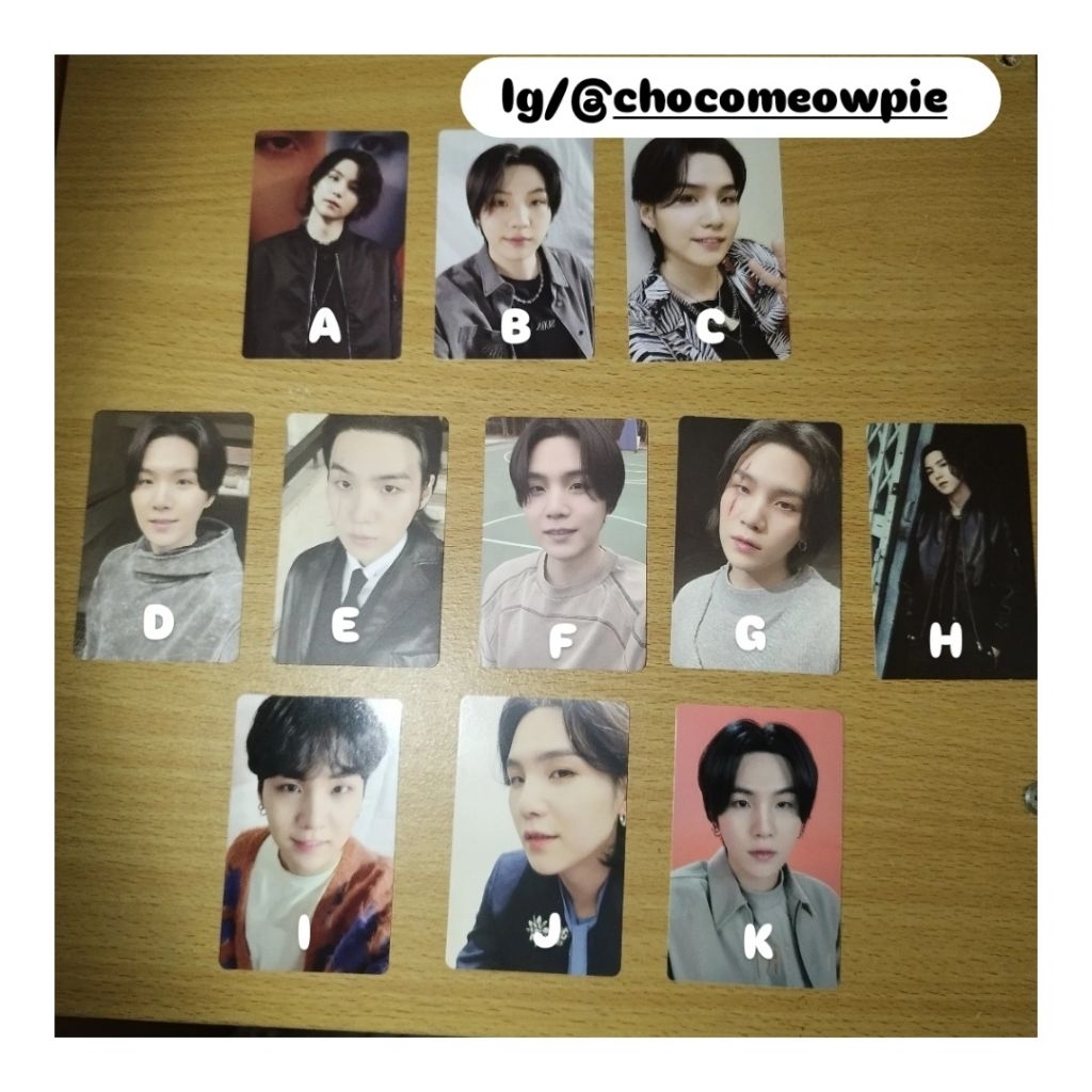 WTS PC OFFICIAL BTS SUGA D-DAY. baca deskripsi