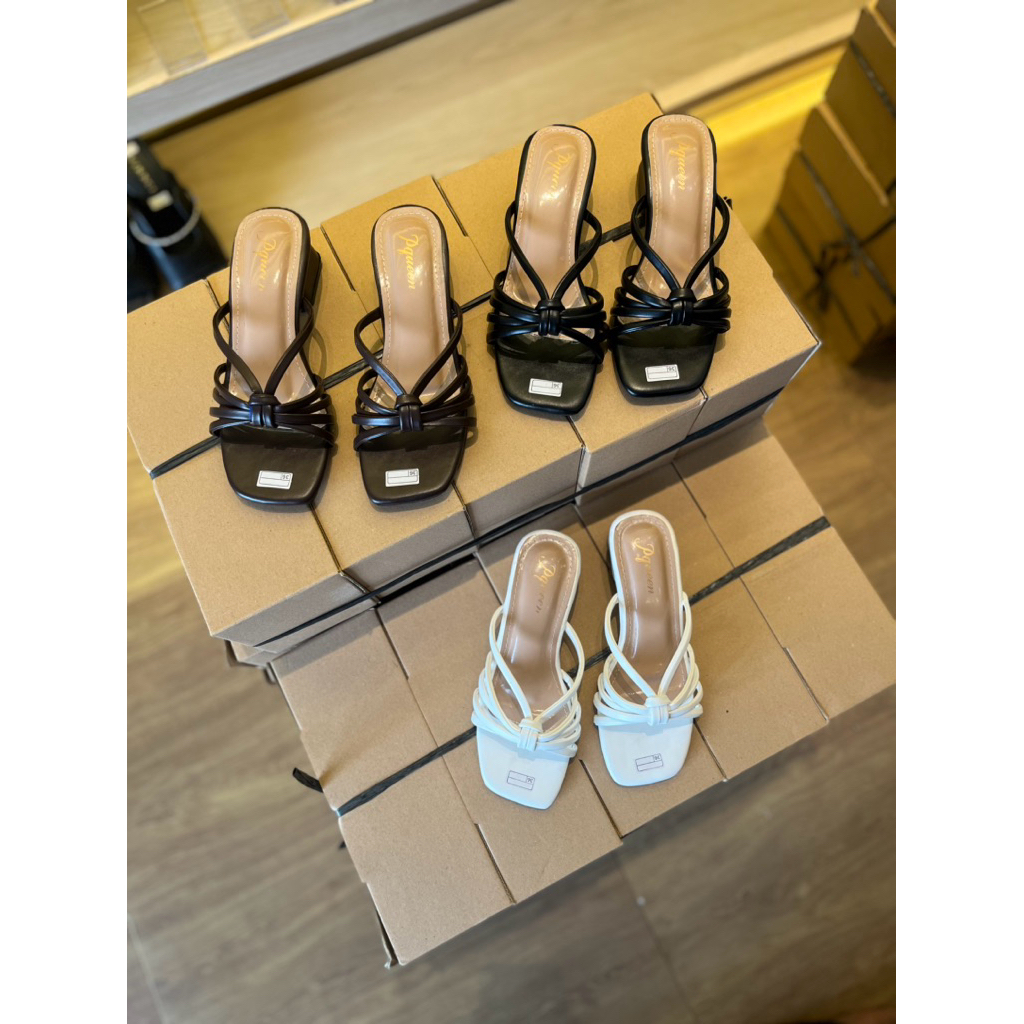Sepatu heels wanita 5cm heels kondangan/wisuda Heels mochi 5 cm