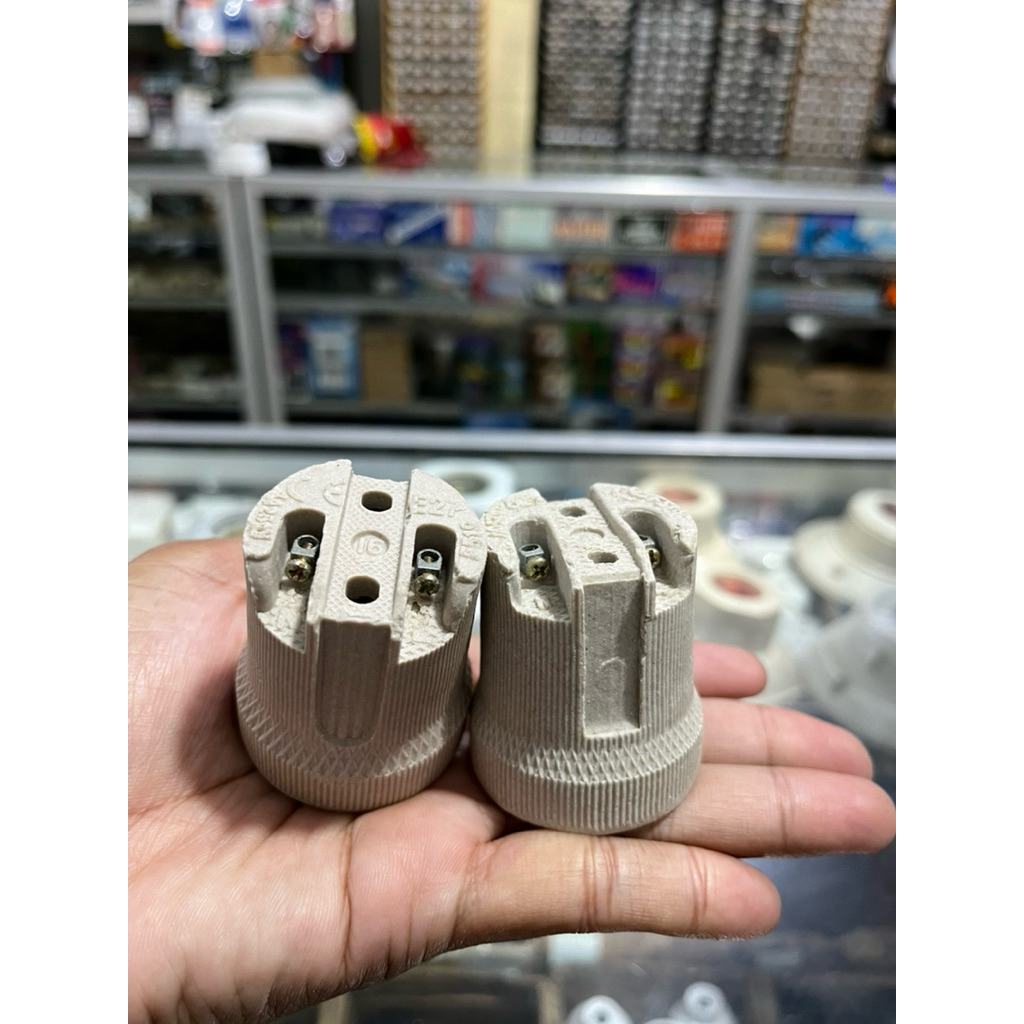 FITTING KERAMIK E27 / FITTING DOWNLIGHT