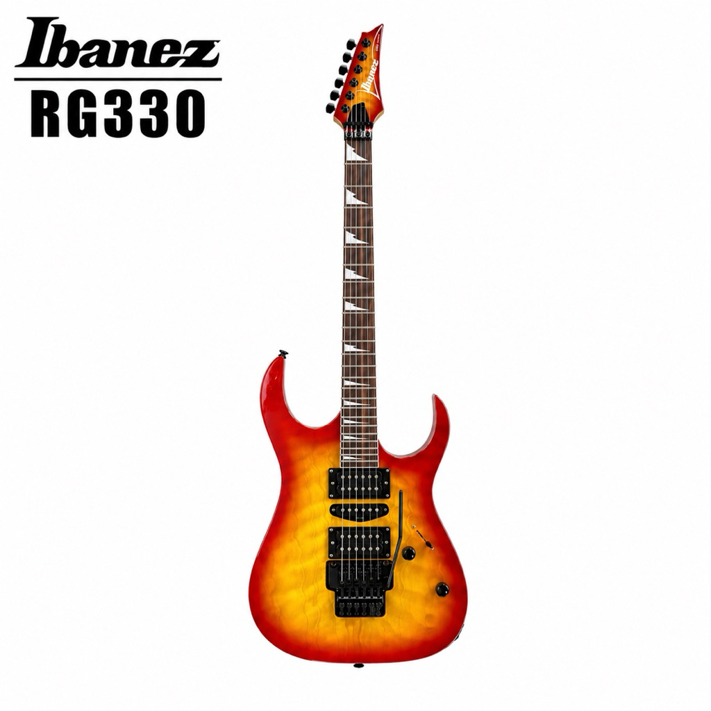 GITAR ELEKTRIK/LISTRIK IBANEZ RG SERIES  BLACK GLOSSY UPDOWN COSTUME BANDUNG BEST QUALTY