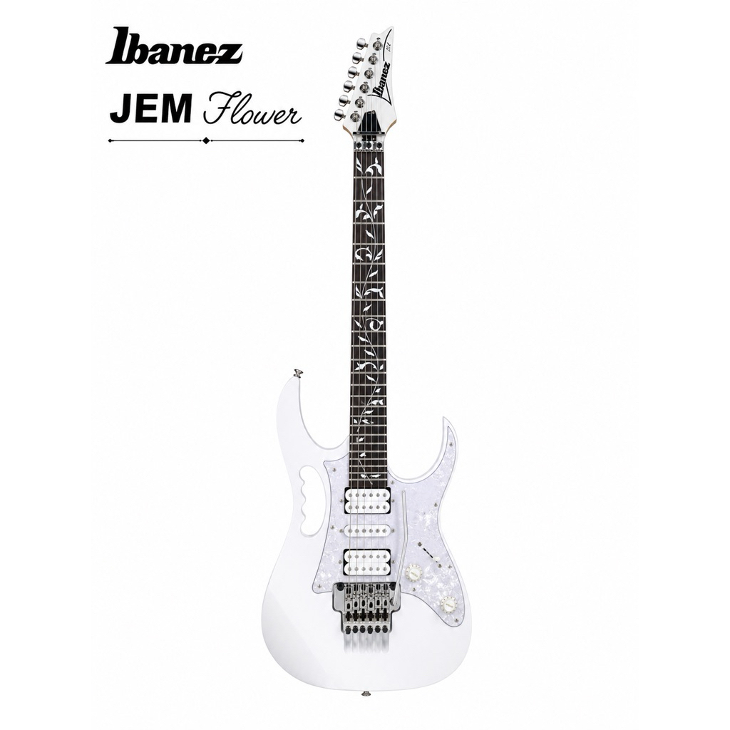 Gitar Elektrik Costume Ibanez jem flower MII Tremolo updown Fyldrose
