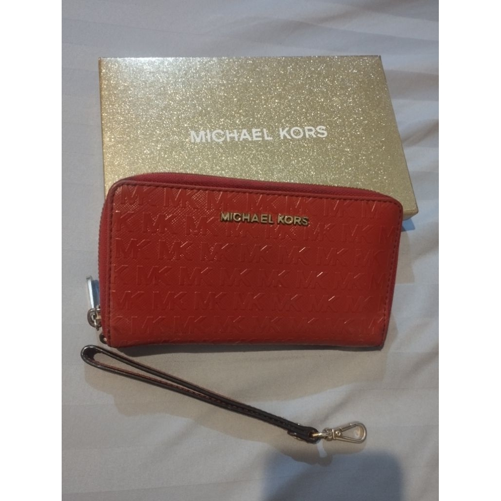 Dompet MK Authentic Red preloved