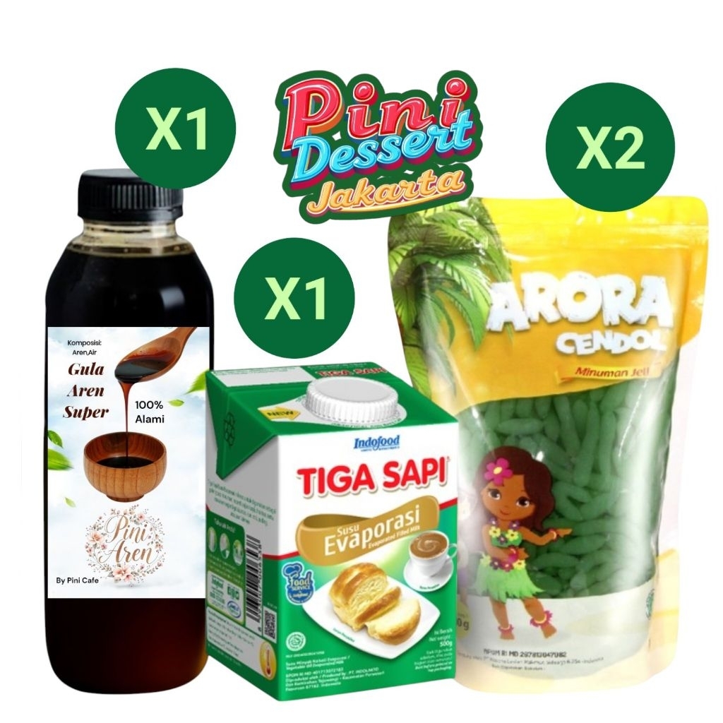 Cendol Arora Paket Es cendol Hemat rumahan