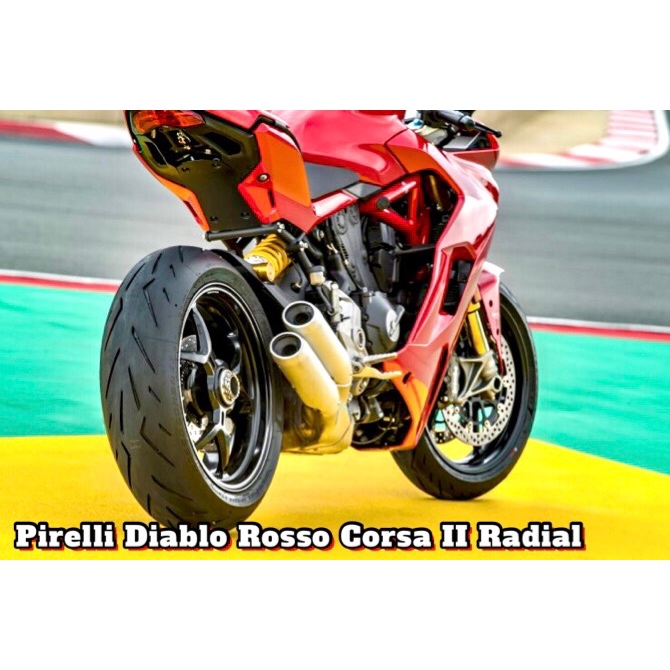 Ban Pirelli Diablo Rosso Corsa II Pirelli Diablo Rosso Corsa 2 140/70-17 Radial ( Belakang / Rear )