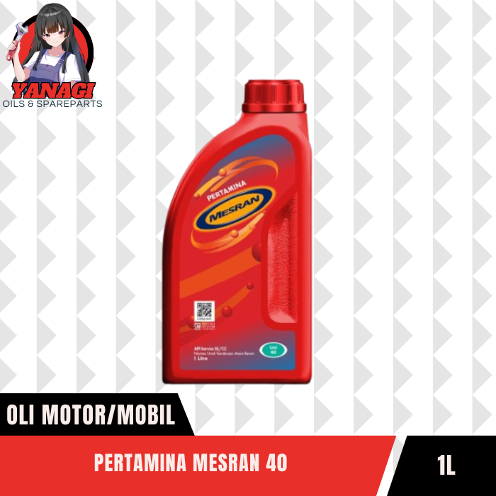 Pertamina Mesran 40 1 Liter - Oli Motor & Mobil