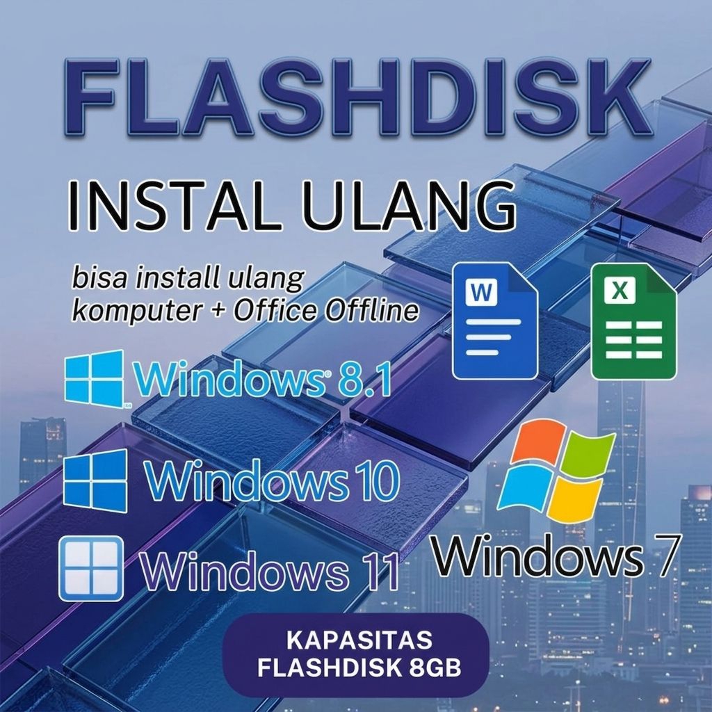 USB FLASHDISH BOOTABLE WINDOWS XP/7/8.1/10/11 NEW UPDATE