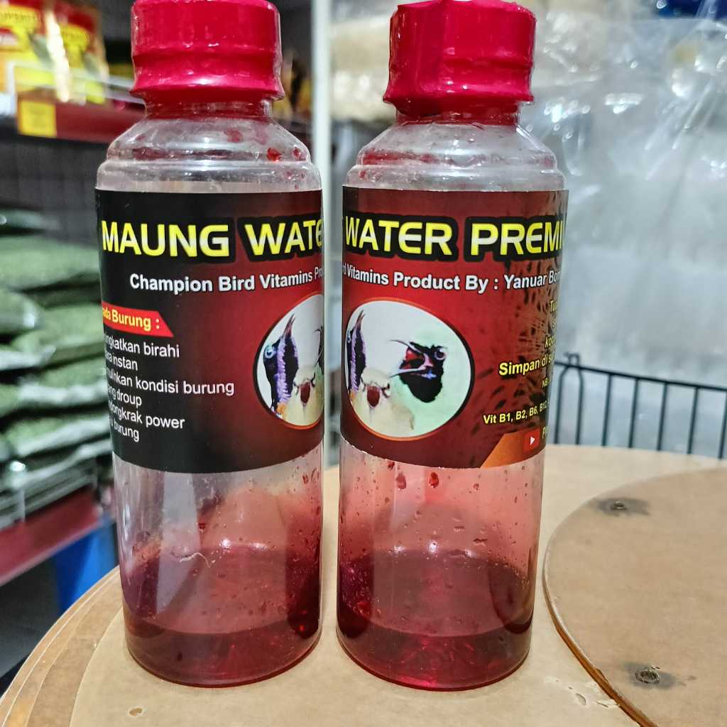 MAUNG WATER PREMIUM NEKTAR PENGGACOR BURUNG SOGON KONIN COLIBRI DAN BURUNG PEMAKAN MADU