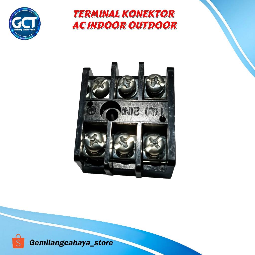 Terminal Kabel Power/ Rumah Konektor Kompresor Indoor Outdoor AC Second