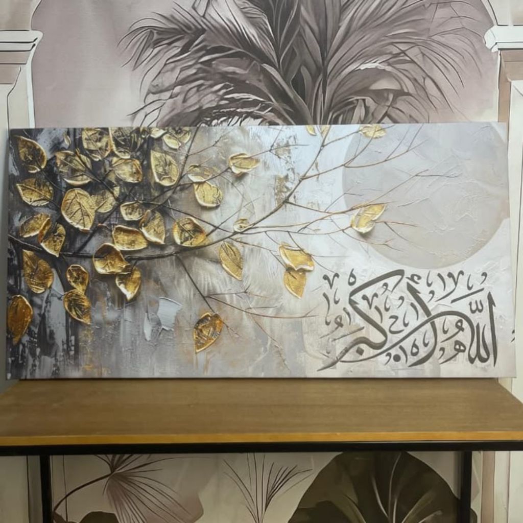 lukisan kaligrafi modern,lukisan kaligrafi aesthetic