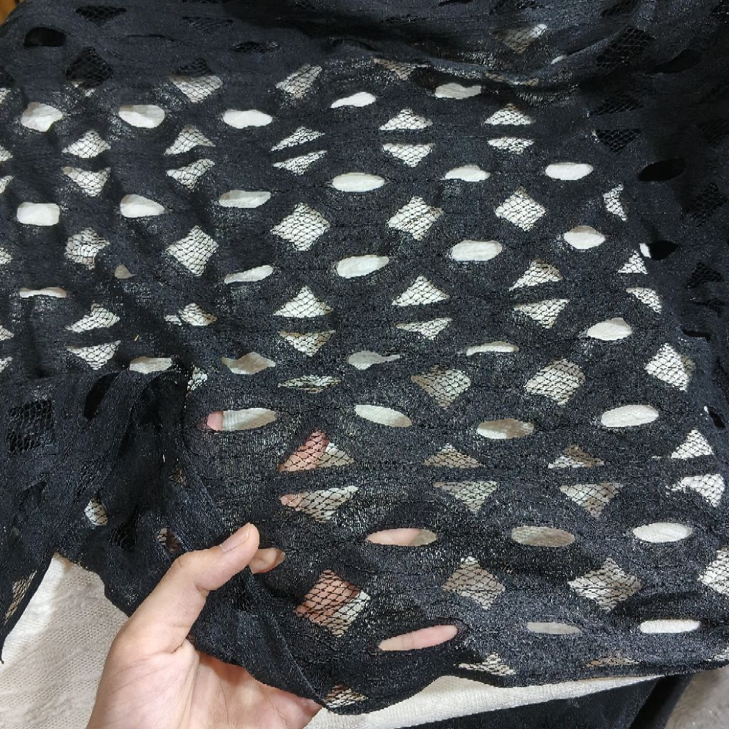 [Harga/0,5m] kain semi prada katun - kain brokat semi prada - kain brokat prada - kain prada meteran